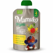 Porridge de ovaz cu fructe bio 100g Mamuko PRET REDUS