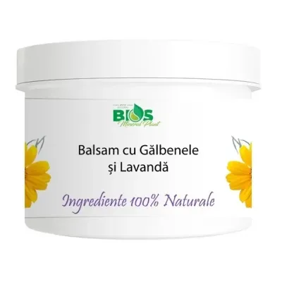 Balsam cu galbenele si lavanda, reparator, calmant, hidratant, protector, 100% natural, 150 ml, Bios Mineral Plant