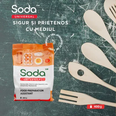 Bicarbonat de sodiu universal, 400g, Soda
