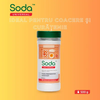 Bicarbonat de sodiu universal, 500g, Soda