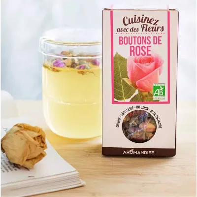 Boboci de trandafir - uz culinar bio 30g Aromandise