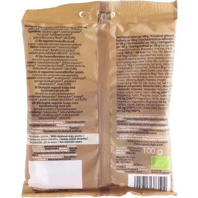 Caramele - aroma caramel sarat bio 100g Super Fudgio