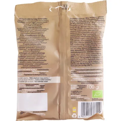 Caramele - aroma toffee bio 100g Super Fudgio