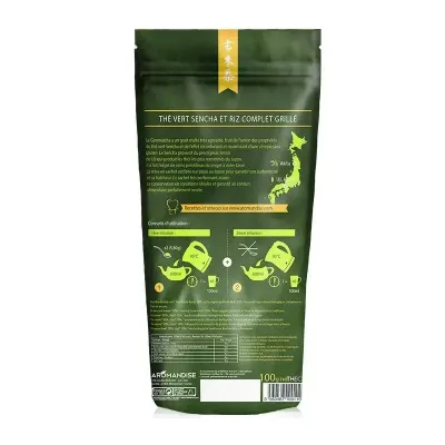 Ceai verde cu orez genmaicha bio 100g Aromandise