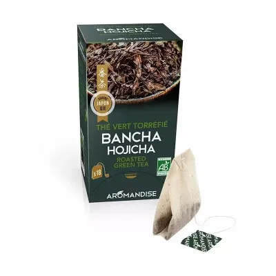 Ceai verde prajit bancha hajicha bio 18dz x 2g 36g Aromandise