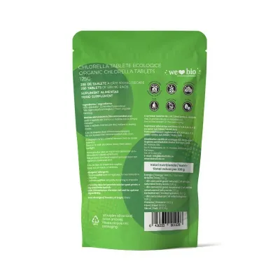 Chlorella tablete bio 125g Obio