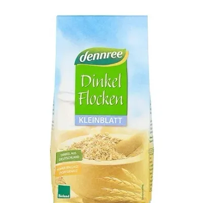 Fulgi de spelta fini bio 500g Dennree - PRET REDUS