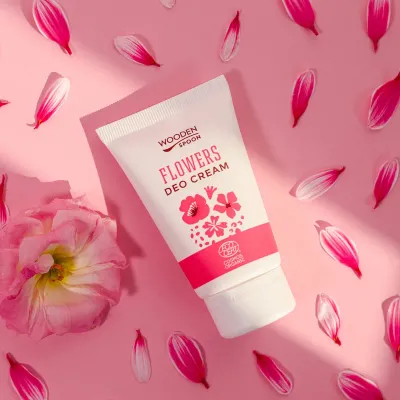 Deodorant crema floral, ecologic, 40ml, Wooden Spoon