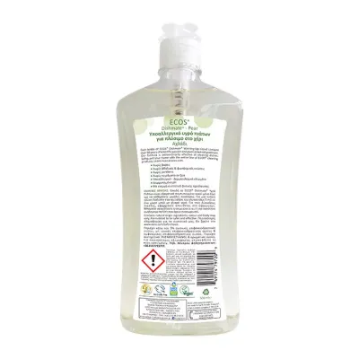Detergent lichid pentru vase cu pere 500ml Ecos