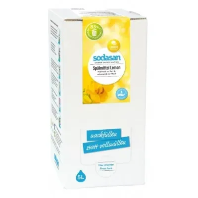 Detergent lichid pentru vase cu lamaie ecologic 5l Sodasan