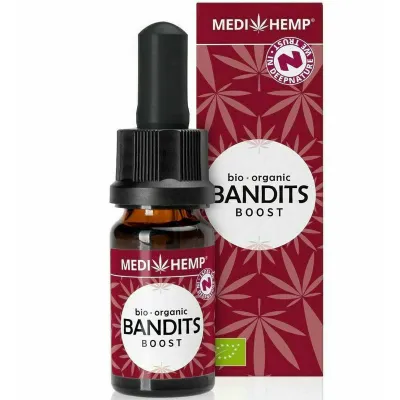Esenta de canepa Bandits Boost bio 10ml, Medihemp - PRET REDUS