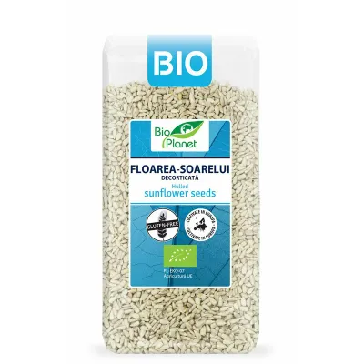 Seminte de Floarea Soarelui decorticate, bio, 350g, Bio Planet