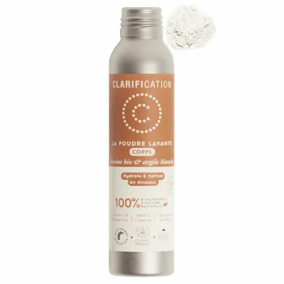Gel de dus hidratant pudra bio 40g Clarification