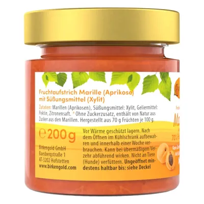 Gem de caise indulcit cu xylitol 200g Birkengold