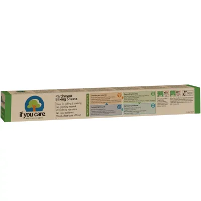 Hartie de copt nealbita (fara clor) compostabila pretaiata 24 foi If You Care