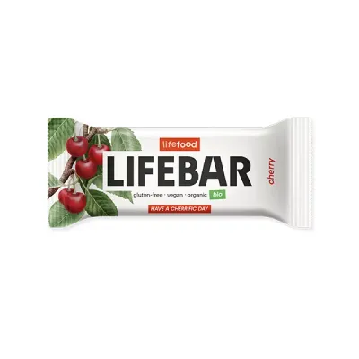 Lifebar baton cu cirese, raw, bio, 40g PRET REDUS