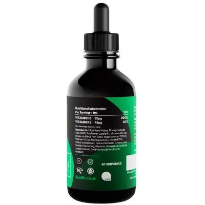 LVD1 - Vitamina D3 si K2 lipozomala 60ml Lipolife