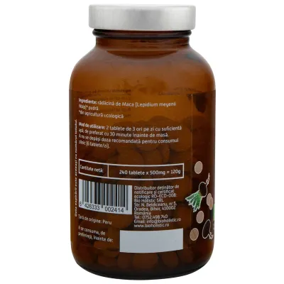Maca bio 240 tablete 120g Obio