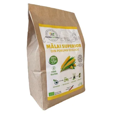 Malai superior din porumb, bio, 2kg, Ferma BioZoli