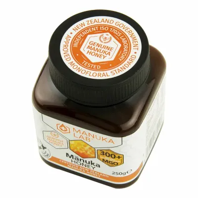 Miere de Manuka MANUKA LAB, MGO 300+ Noua Zeelanda, 250 g, naturala