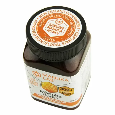 Miere de Manuka MANUKA LAB, MGO 300+ Noua Zeelanda, 500 g, naturala
