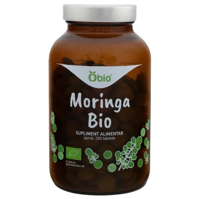 Moringa bio 250 tablete 125g Obio