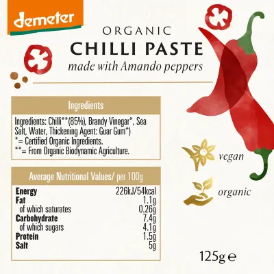 Pasta de chilli amando bio 125g Biona