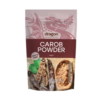 Pudra de carob bio 200g Dragon Superfoods