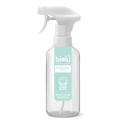 Recipient reutilizabil din plastic pentru tabletele de curatat, 250ml, Biolu