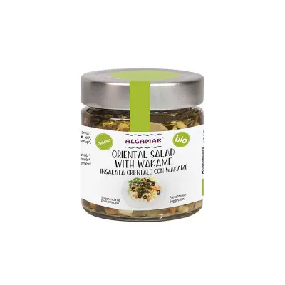 Salata orientala cu alge wakame bio 180g Algamar
