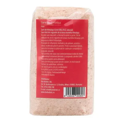 Sare de Himalaya fina 500g Green Bliss