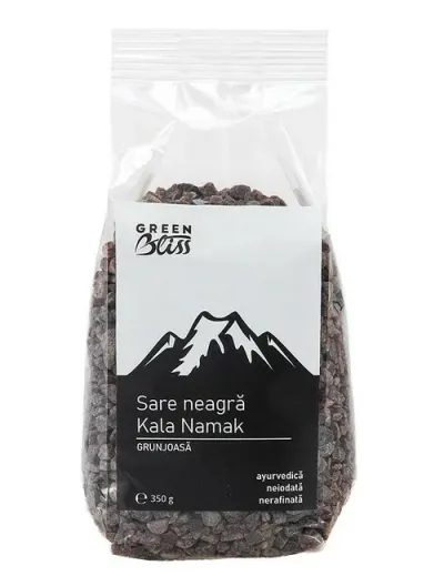 Sare neagra Kala Namak grunjoasa 350g Green Bliss