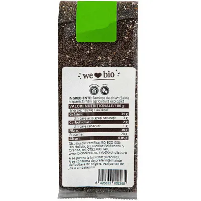 Seminte de chia bio 200g Obio