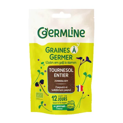 Floarea soarelui seminte pentru germinat bio 100g Germline