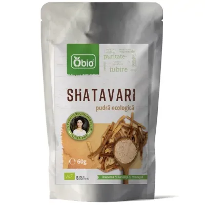 Shatavari pudra bio 60g Obio
