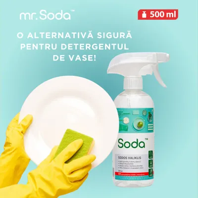 Solutie de curatat cu bicarbonat de sodiu 500ml Mr. Soda