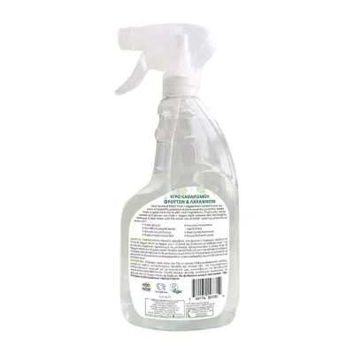 Solutie pentru spalarea fructelor si legumelor 650ml Ecos