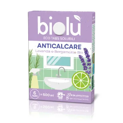 Tablete anticalcar cu lavanda si bergamota ecologice 6 bucati 14.24g Biolu