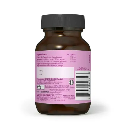 Trikatu - Sprijina digestia, 60 cps veg, bio, Organic India