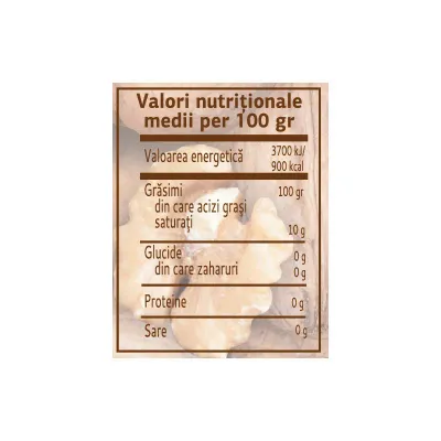 Ulei din miez de nuca, 250ml, Fruit2Go