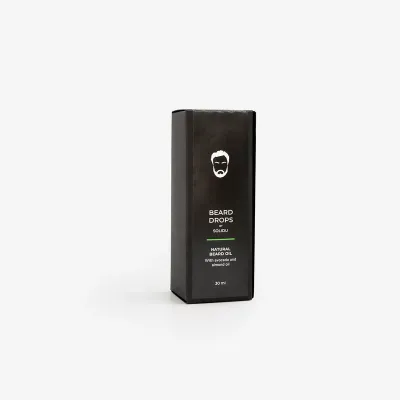 Ulei natural pentru barba cu avocado si ulei de migdale, 30ml, SOLIDU