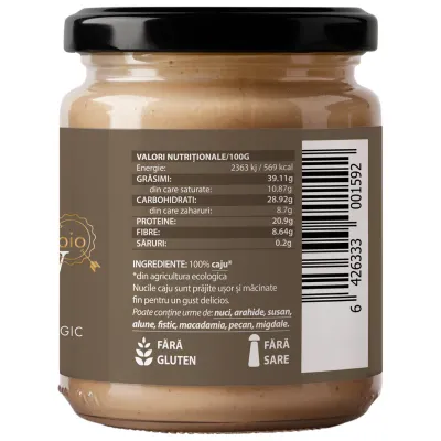 Crema de caju bio 250g Obio