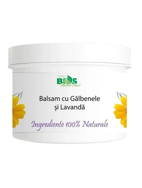 Balsam cu galbenele si lavanda, reparator, calmant, hidratant, protector, 100% natural, 150 ml, Bios Mineral Plant