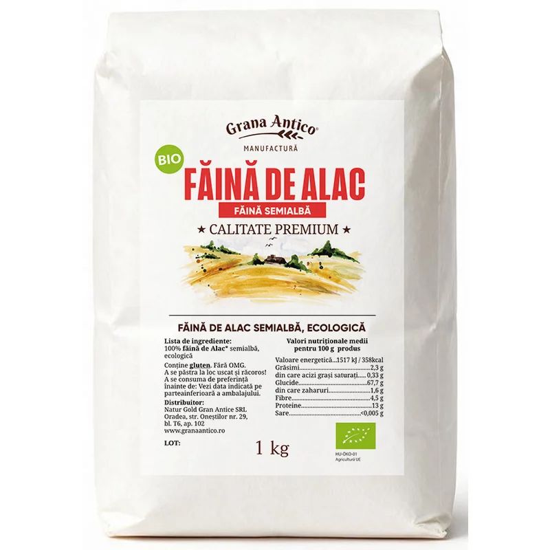 Faina semialba de alac bio 1kg Grana Antico