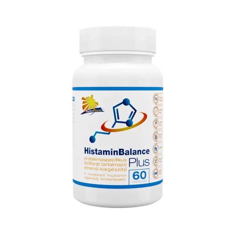 HistaminBalance Plus-Probiotic pentru Histamina, Microbiom si Sustinerea Echilibrului Intestinal- 60 Capsule - Napfenyvitamin