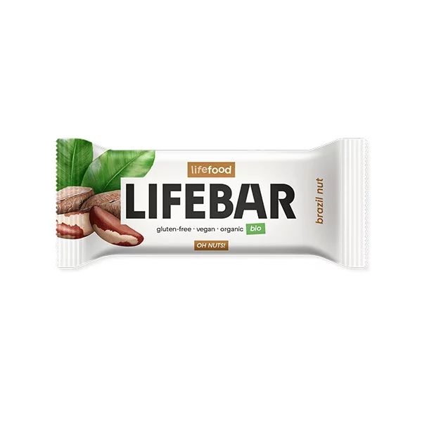 Baton cu nuci braziliene bio 40g Lifebar