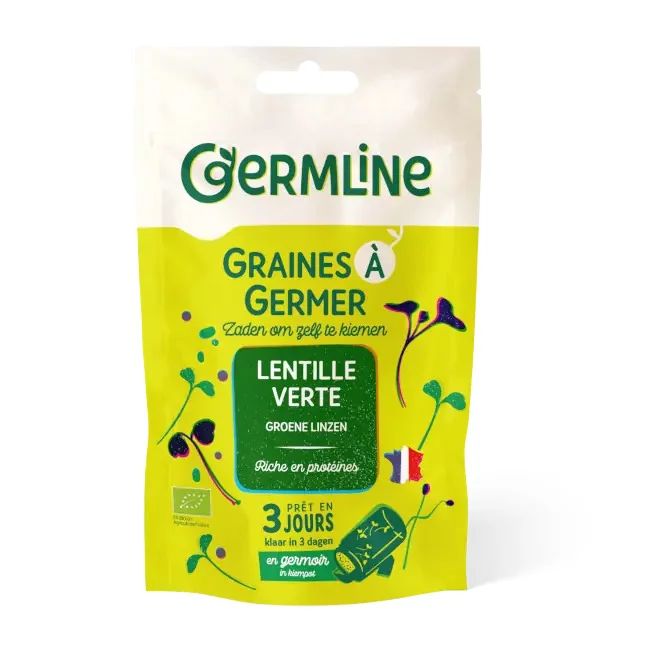 Linte verde pentru germinat bio 150g Germline