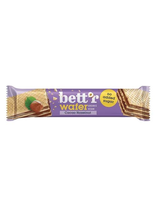 Napolitana cu crema de alune de padure si cacao indulcita cu eritritol bio 30g Bettr