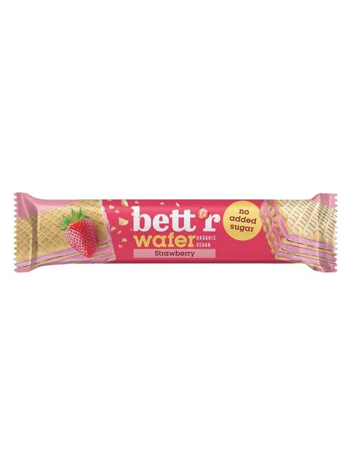 Napolitana cu crema de capsuni si caju indulcita cu eritritol bio 30g Bettr