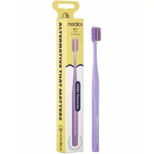 Periuta de dinti ORTHO 6580 filamente - moale - mov, Nordics